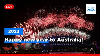 Firework display in Sydney as 2023 reaches Australia