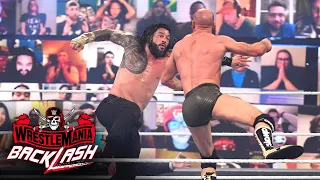 Roman Reigns levels Cesaro with a Superman Punch: WrestleMania Backlash 2021 (WWE Network Exclusive)