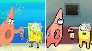 SpongeBob In Among Us: Invisible Spray