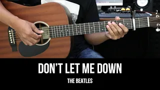Don’t Let Me Down - The Beatles | EASY Guitar Lessons - Chords - Guitar Tutorial