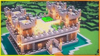 Minecraft Burg bauen Tutorial 1.18 - große Burg bauen in Minecraft Survival Tutorial Deutsch | Flash
