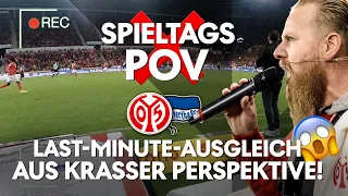 Spieltags-POV: Stadionsprecher! | Ausrasten beim Last-Minute-Ausgleich | #M05BSC | #05ERtv | 2022/23