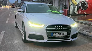 2018 model AUDI A6 paint renewal and detailed interior cleaning package