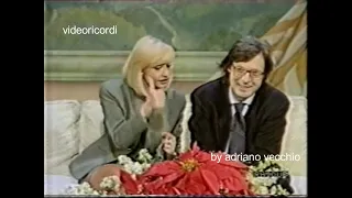 Raffaella Carrà BATTIBECCA con V. Sgarbi a RICOMINCIO DA DUE 1990-91