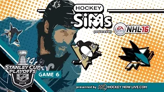 Penguins vs Sharks: Game 6 (NHL 16 Hockey Sims)