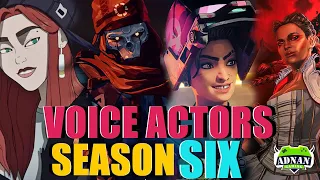 All Voice Actors Of Apex Legends Season 6 (updated)