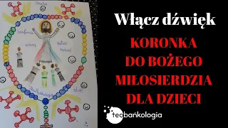 Śpiewana koronka do Bożego Miłosierdzia dla dzieci. Śpiewa 8-letnia Irmina. Bańki mydlane.