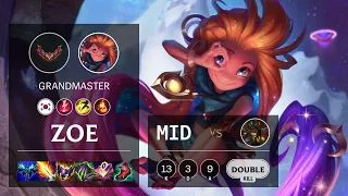 Zoe Mid vs Cassiopeia - KR Grandmaster Patch 12.3