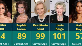 AGE Of Famous Senior Hollywood Actresses in(2024)