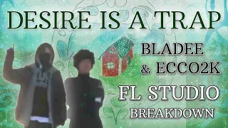 Bladee & Ecco2k – Desire Is a Trap (FL Studio instrumental breakdown)