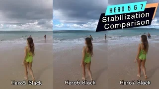GoPro Hero7 Hero6 Hero5 Stabilization Comparison - GoPro Tip #627 | MicBergsma