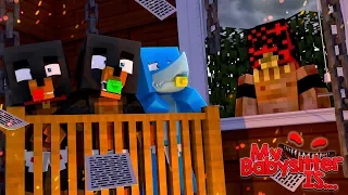 MY BABYSITTER IS..... THE BOOGEYMAN !!! Minecraft w/ Sharky, Donut the Dog and Baby Max