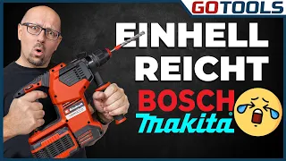 Einhell schlägt sie alle!? Der Akku SDS-Plus Bohrhammertest! Einhell VS Makita VS Bosch