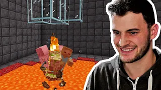 The Best Mob Farm in Hardcore Minecraft!!!