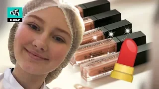 Besøger make-up-fabrik: Pernille laver sin egen lipgloss! | Ultra Ægte