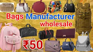 Ladies Bag Direct Factory in Hyderabad | Purse Bag Wholesale Market begum bazar | Ladies Bag Factory