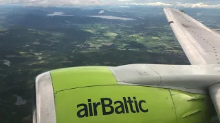 AirBaltic 737-300 Takeoff Oslo Airport
