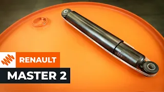 How to change rear shock absorbers on the RENAULT MASTER 2 Van [AUTODOC TUTORIAL]