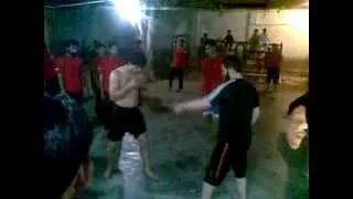 Pakistan wushu Back kick training Zubair wushu academy