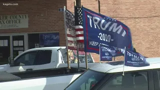 Waller County showing support for President Trump with Trump Train Rally