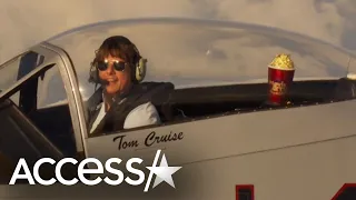 Tom Cruise FLIES JET While Accepting MTV Movie & TV Award For 'Top Gun: Maverick'