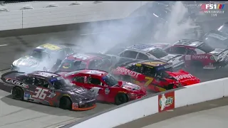 HUGE RED FLAG CRASH IN OVERTIME - 2022 CALL 811 250 NASCAR XFINITY SERIES AT MARTINSVILLE