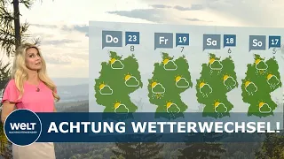 ACHTUNG WETTERWECHSEL: Hallo, Herbst! - "Dauerregen und heftige Gewitter kommen" | WELT Wetter