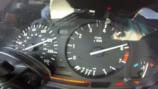 BMW 540i E34 0-130 Acceleration (6 Speed)  Great V8 Sound