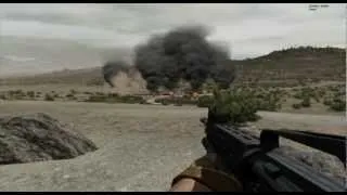 18thTR.com - Artillery hitting Taliban Village