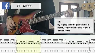 Red Hot Chili Peppers - Here Ever After BASS COVER + PLAY ALONG TAB + SCORE