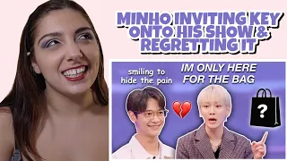 Minho Inviting Key onto His Show and REGRETTING EVERY SECOND OF IT | SHINEE REACTION
