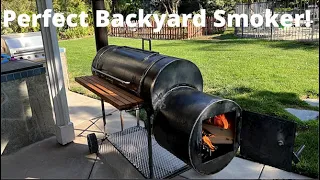 Perfect Backyard Smoker Build (DIY Offset Smoker Build)