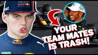 "LEWIS HAMILTON BRUTAL MAX VERSTAPPEN TEAM-MATE CLAIM"