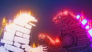 Godzilla vs MechaGodzilla [Zebra Gaming TV] People Playground