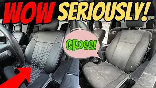 The BEST Value & Quality F-150 Custom Seat Covers Upholstery Kit installed by @Donslife  #Ford #F150
