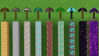 Which pickaxe will break faster ?