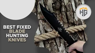 ▶️Hunting Knives: Top 5 Best Fixed Blade Hunting Knives on Amazon For 2021 - [ Buying Guide ]