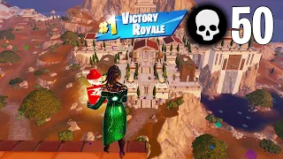 50 Elimination Solo vs Squads "Zero Build" Season 2 Record (Fortnite Chapter 5 Gameplay Win)