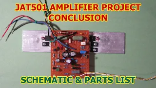 Discrete audio amplifier project PT21 project completion