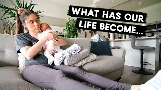 24hrs with a NEWBORN | *REAL* Day in the Life of New Parents