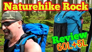 Naturehike Rock 60l + 5l Backpack review - Dyneema Version