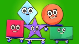 Формы песня | потешки для детей | 3d-песни | Kids Rhyme | Learn Shapes | Shapes Song For Kids