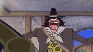 Bellamy and his crew find out Luffy's bounty (English dub)
