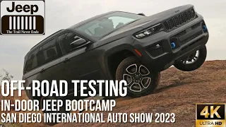 2023 Jeep Grand Cherokee Trailhawk 4XE: Off-Road Testing at San Diego International Auto Show 4K