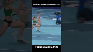 Mironchyk Ivanova Long Jump Torun 2021