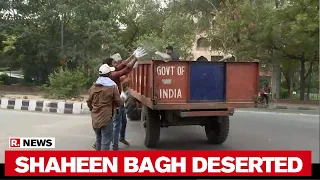 WATCH: Shaheen Bagh Wears A Deserted Look As Police Clears Protest Site Amid Coronavirus Threat