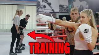 Jake Paul & Jutta Leerdam TRAIN Their Skills