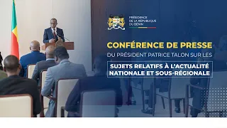 RENDEZ-VOUS MÉDIA - LE PRÉSIDENT PATRICE TALON FACE À LA PRESSE