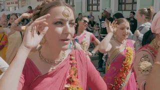 Харинама. Москва. 9 мая 2018. हरे रामा हरे कृष्णा  Harinama Moscow! Lord Krishna!