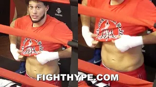 DAVID BENAVIDEZ RIPPED PHYSIQUE SNEAK PEEK; WARNS "BULLY" PLANT IN BEST SHAPE EVER WITH SIX-PACK ABS